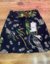 Saia Cargo Estampada Preta