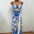 Vestido Longo Estampado na internet