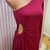 Vestido Longo Liso Sem Bojo - Vinho na internet