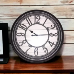 Reloj Decoración Pared Analógica 50cm Diámetro - comprar online