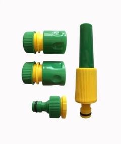 Manguera Estandar 1/2¨ X 25 Mts + Lanza + Conectores + Soporte Enrollador en internet