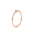 Anel Ouro Rosé 18k e 16 pontos de Diamantes - comprar online