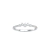 Anel Aura Ouro Branco 18k e 16 pontos de Diamantes