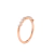 Anel Essenza Ouro Rosé 18k e 11 pontos de Diamantes - comprar online