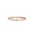 Anel Ouro Rosé 18k e 26 pontos de Diamantes - CASA SÃO PAULO