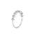 Anel Ouro Branco 18k e 29 pontos de Diamantes - comprar online