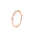 Anel Ouro Rosé 18k e 8 pontos de Diamantes - comprar online