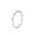 Anel Ouro Branco 18k e 8 pontos de Diamantes - comprar online
