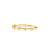 Anel Ouro Amarelo 18k e 8 pontos de Diamantes na internet