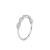 Anel Ouro Branco 18k e 28 pontos de Diamantes - comprar online