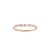 Joia de Ouro Rosé 18K com 19 Pontos de Diamantes | Rosa Lumina