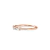 Joia de Ouro Rosé 18K com 19 Pontos de Diamantes | Rosa Lumina na internet