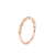 Anel Ouro Rosé 18k e 8 pontos de Diamantes - comprar online