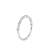 Anel Ouro Branco 18k e 8 pontos de Diamantes - comprar online