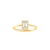 Aurora Lumière – Joia de Ouro Amarelo 18K com 17 Pontos de Diamantes