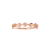 Anel Vibe Ouro Rosé 18k e 28 pontos de Diamantes - CASA SÃO PAULO