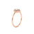 Anel Ouro Rosé 18k e 47 pontos de Diamantes - comprar online