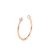 Anel Ouro Rosé 18k e 8 pontos de Diamantes - comprar online