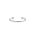 Anel de Ouro Branco 18K com 8 Pontos de Diamantes – Mont Blanc