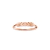 Anel Ouro Rosé 18k e 23 pontos de Diamantes - CASA SÃO PAULO