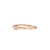Anel Ouro Rosé 18k e Diamante de 6 pontos na internet
