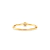 Anel Ouro Amarelo 18k e Diamante de 6 pontos - CASA SÃO PAULO