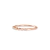Anel Ouro Rosé 18k e 5 pontos de Diamantes na internet