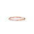Anel de Ouro Rosé 18K com 7 Pontos de Diamantes – Provence Dawn na internet