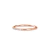 Anel Lumière de Diamantes 0.05Ct em Ouro Rosé 18k na internet