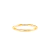 Anel Ouro Amarelo 18k e Diamante 2 pontos