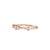 Joia de Ouro Rosé 18K com 24 Pontos de Diamantes | Rosa Aurora na internet