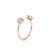Joia de Ouro Rosé 18K com 14 Pontos de Diamantes - Velours Rosé - comprar online
