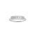 Anel Ouro Branco 18k Lumière Blanc com 33 pontos de Diamantes