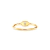 Anel Prime em Ouro Amarelo 18k e Diamante de 3 pontos - CASA SÃO PAULO