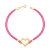 Pulseira Seda Pink Amor Eterno em Ouro 18K na internet