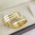 Alianças de Casamento em Ouro 18k Reta 6mm e Diamantes na internet