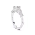 Anel de Diamantes Divina Seven 2,22ct em Ouro Branco 18k - loja online