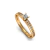 Princess - Anel de Ouro Amarelo 18k e 36 Pontos de Diamantes - comprar online