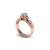 Red Carpet - Anel de Ouro Rosé 18k e Diamantes - 1 Quilate - comprar online