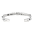 Pulseira dupla de aço inoxidável Flecha