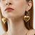 Coração Brinco para Mulheres, Cor do Ouro - elzios.shop