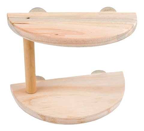 Plataforma Dupla Mundo Roedor Double Stand Gaiola Hamster