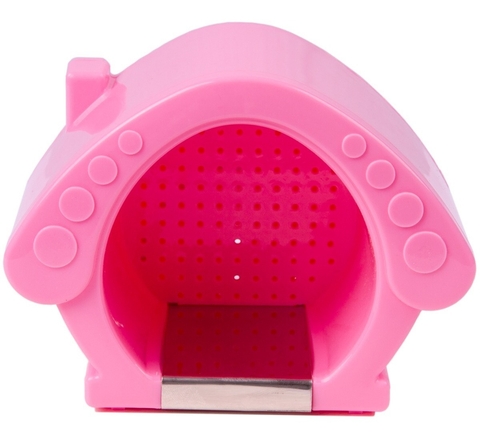 Toca Casa De Inverno Mundo Roedor Aquecimento Eletrico - Rosa