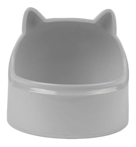 Comedouro Alimentador Pequeno Cabeça Mundo Roedor P Gaiolas - Branco