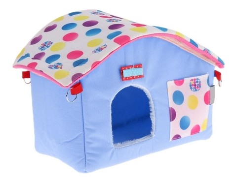 Casinha Suspensa Para Roedores Mundo Roedor Inverno Mágico