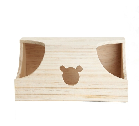 Casinha Toca Mundo Roedor Toca Aberta Para Gaiola Hamster