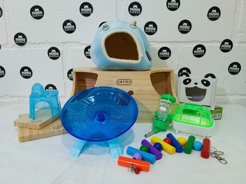 Kit de Acessórios Para Hamster - Macho A