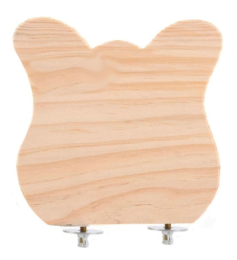 Plataforma Suspensa Mundo Roedor Ursinho Para Gaiola Hamster