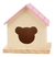 Casinha Toca Mundo Roedor Casinha Panda Para Gaiola Hamster - Rosa - comprar online