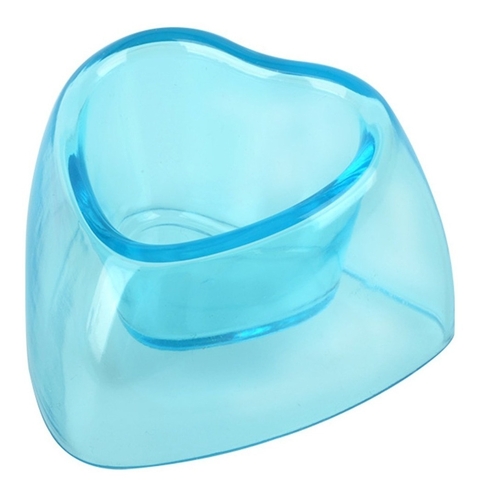 Comedouro Mundo Roedor Mini Potinho Para Gaiola De Hamster - Azul